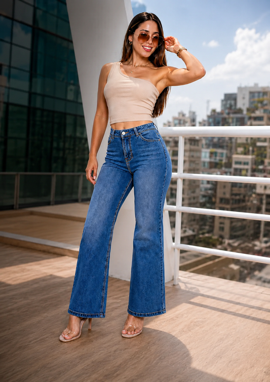 ✨ JEANS BAGGY STRETCH COLOMBIANO