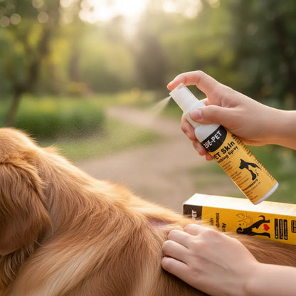 PET SKIN - Tratamiento natural para piel roja, irritada con granitos o dermatitis para mascotas